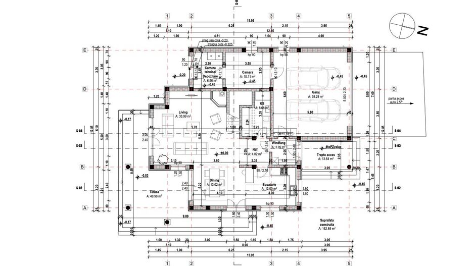 Casă ideală pentru familie în Brașov, Bunloc – spațioasă, luminoasă, priveliște - Schiță 57