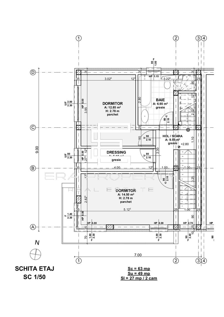 Casă cu Design Mediteranean în Selimbar – Strada Triajului - Schiță 7