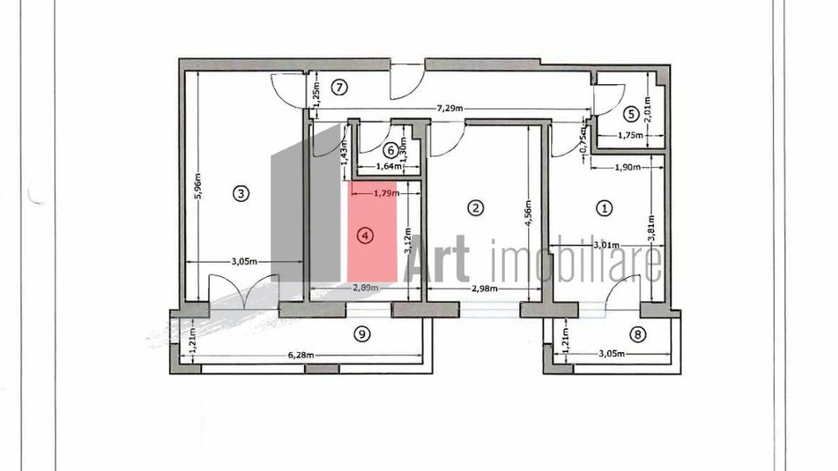 Apartament cu trei camere de vanzare-Metalurgiei-Aparatorii Patriei-cu centrala - Poză 12