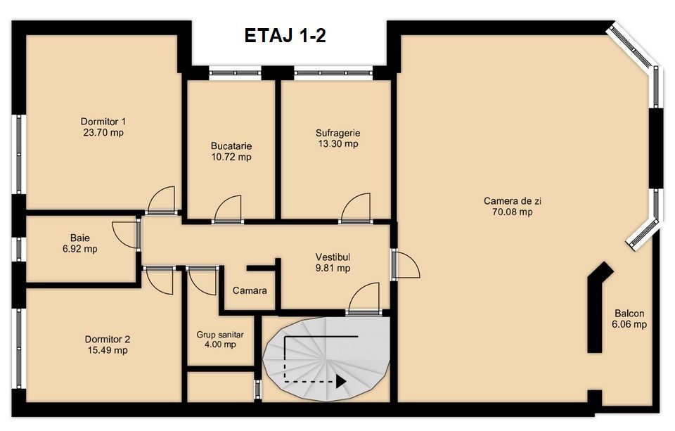 Imobil D+P+3 | 870mpc | ideal birouri/comercial/clinica - Schiță 15