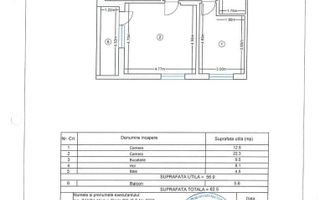 Apartament 2 camere, finalizat 2024, 62.5 mp, Grand Arena, Sector 4 - Schiță 13