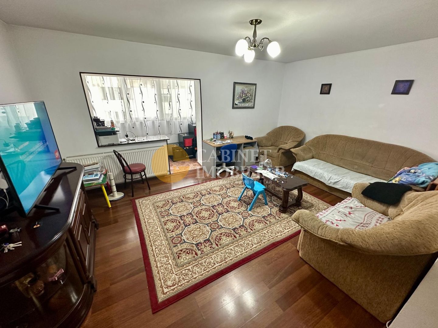 Ap. 3 Camere Decomandat - Zona Zimbru - Bloc 1989 - Poză 2