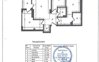 De închiriat: apartament 3 camere + 2 parcari - Granvia Lujerului - Poză 8
