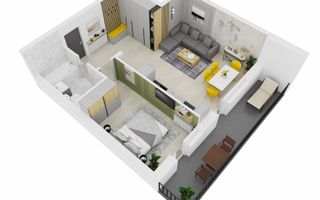 Apartament 2 Camere I Sibiu I Doamna Stanca I Balcon I Parcare Inclusă - Poză 4