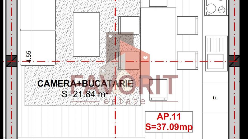 Etaj intermediar. Loc de parcare inclus. Finisat la cheie - Poză 11