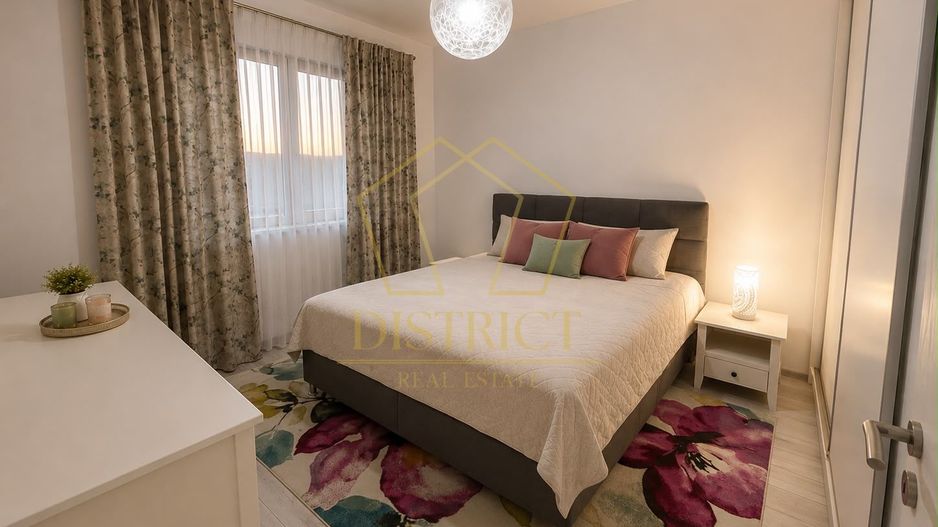 Apartament cu 2 camere si bucatarie inchisa, terasa de 17mp la etajul 2 in Giroc - Poză 1