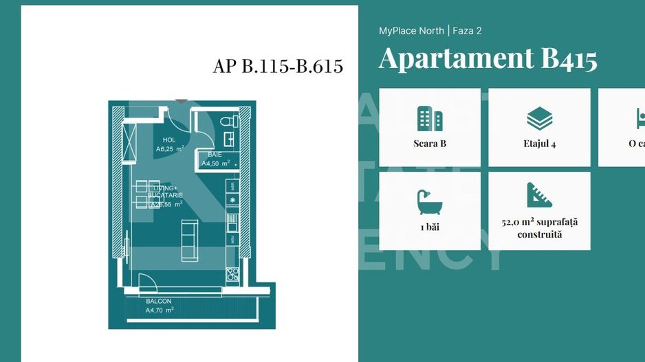 Apartament tip studio, zona Pipera - Schiță 5