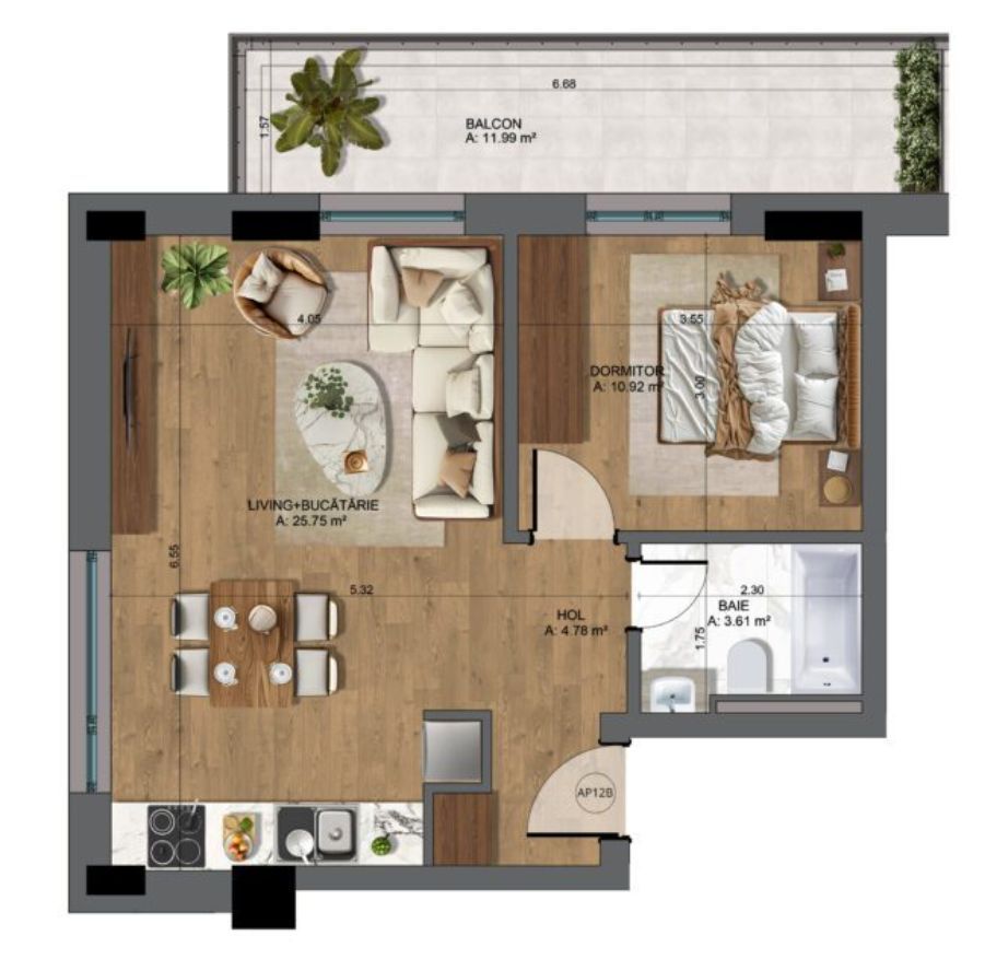 APARTAMENT 2 CAMERE | UNIRII | PROIECT NOU - Poză 14