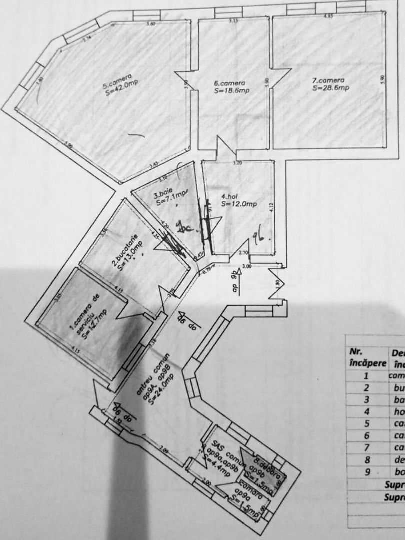 Apartament 4 camere, 135 mp in cladire istorica - Piata Romanilor - Poză 2