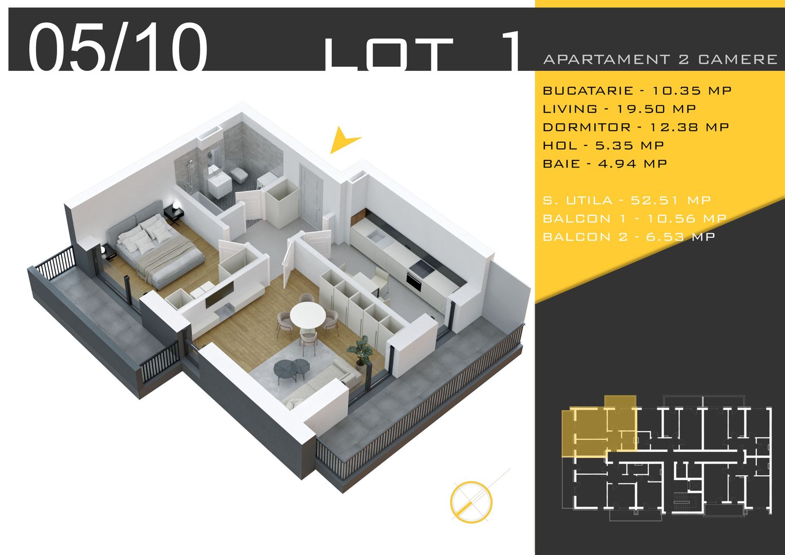 2 camere  Titan Pallady  Metrou Nicolae Teclu - Schiță 10