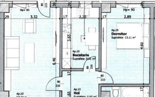NOU PLATOU GALATA  APARTAMENT 2 CAMERE 57MP-81,000 € - Poză 2