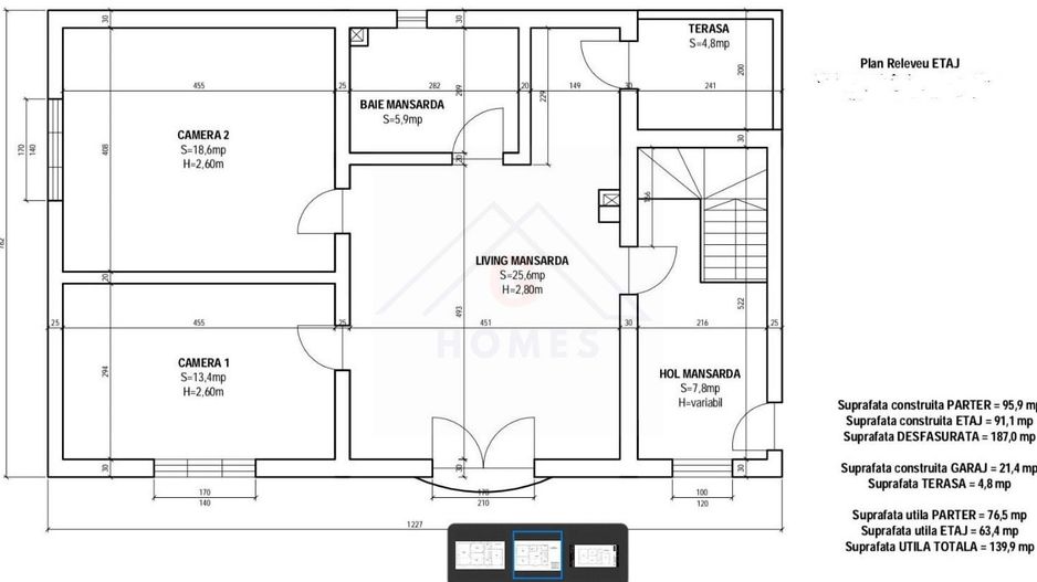 CASA INDIVIDUALA cu garaj LA PRET DE APARTAMENT. Plata esalonata. - Poză 23
