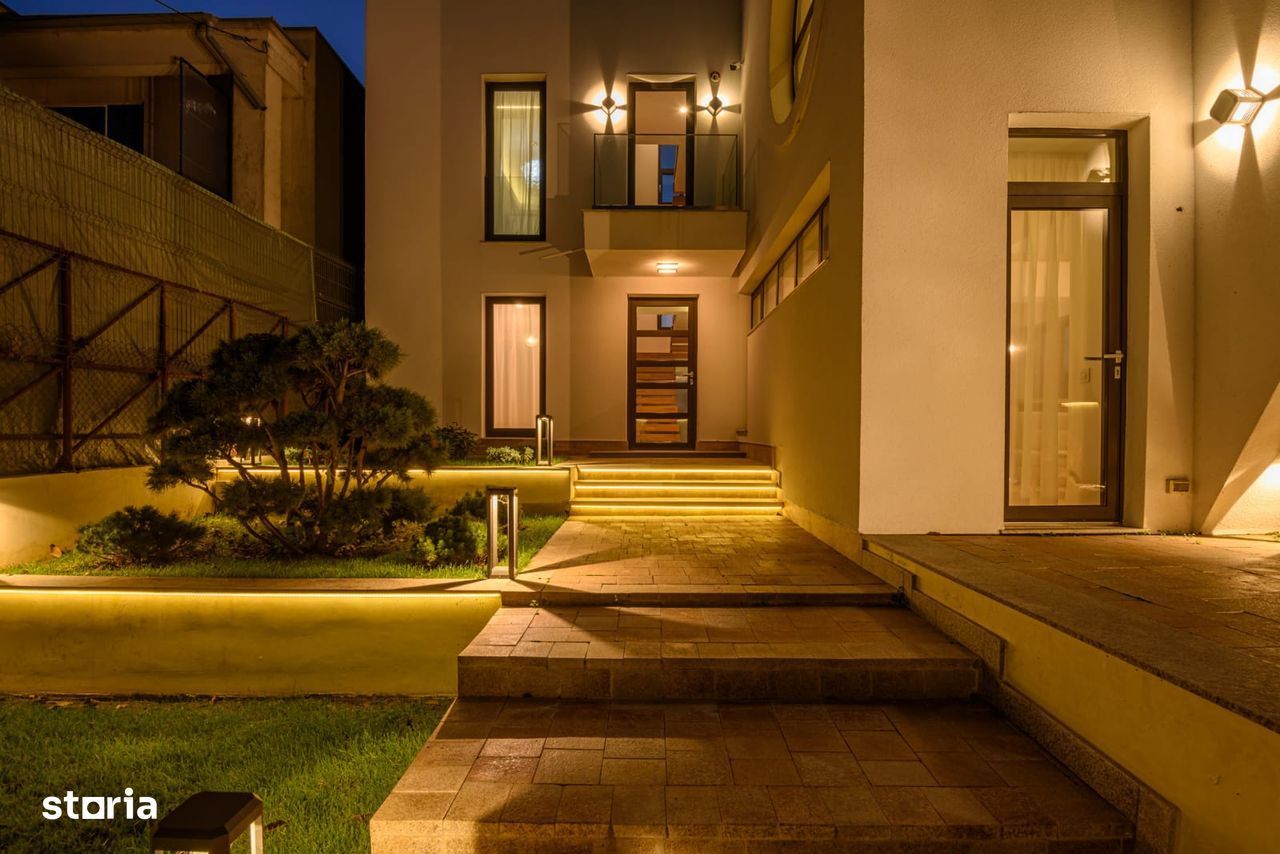 Casa in sistem smart home pe malul lacului Buftea de inchiriat - Poză 4