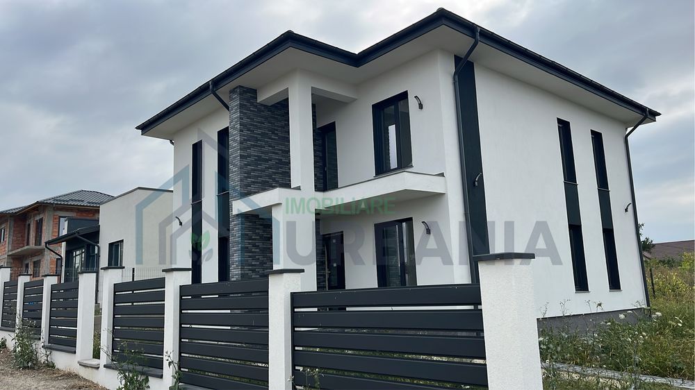 Vilă nouă, P+1, 4 camere, curte 400 mp, Hlincea, Vișan - Poză 1