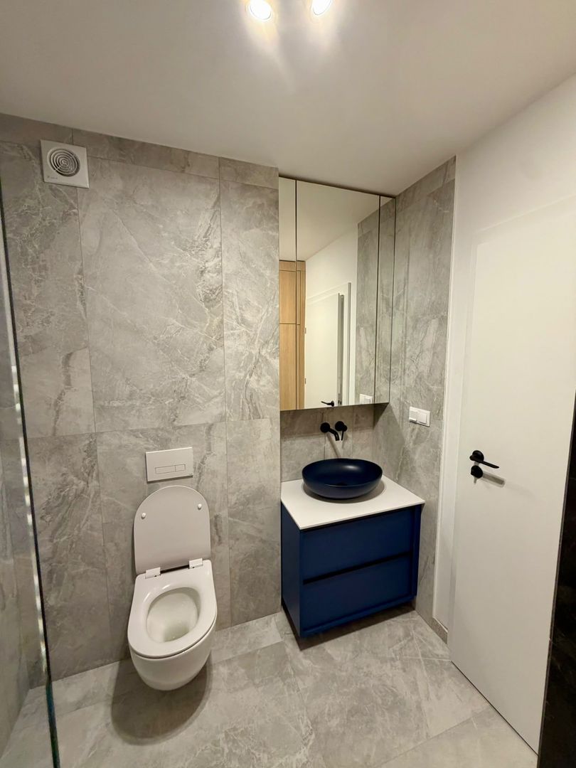 Apartament 2 camere ULTRAFINISAT 56 mp - Parcare subterana - Prima închiriere - Poză 7