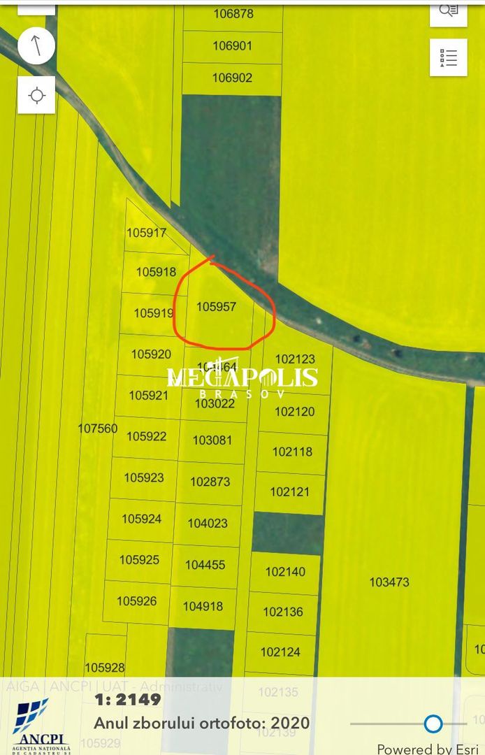 Teren Bod 1200mp/ 37 euro mp - Poză 2