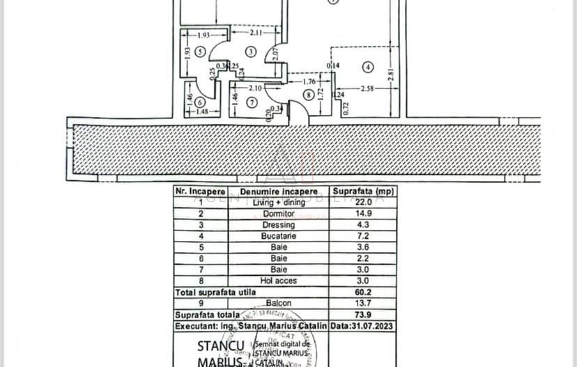 2 camere I Deosebit I 2 bai - Poză 14