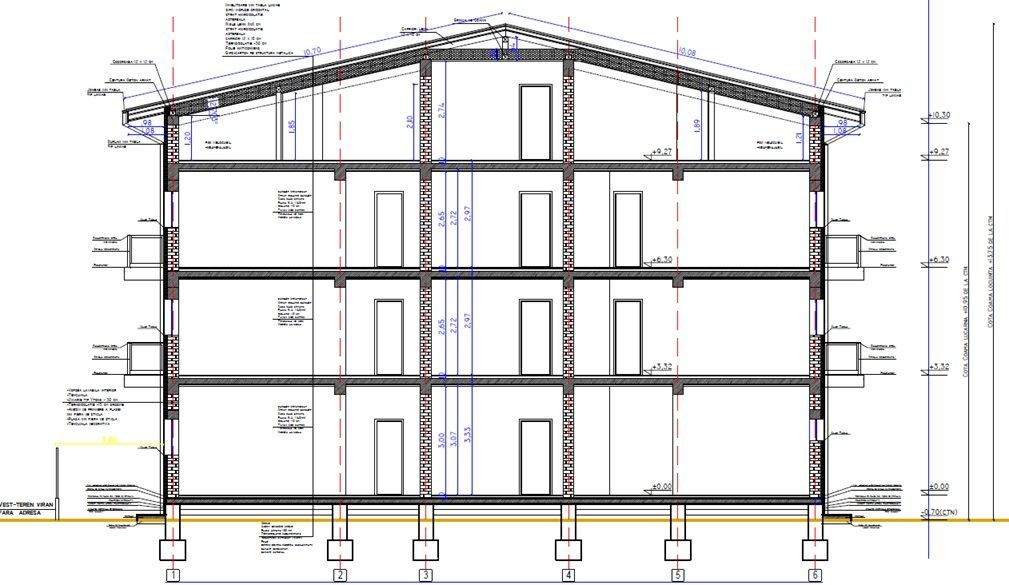 TEREN /PROIECT AUTORIZAT - MILITARI GORJULUI - 4 APARTAMENTE, P+2+M, COMISION 0% - Poză 2