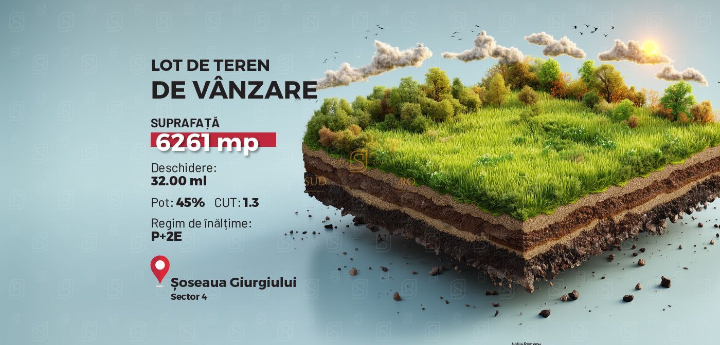 Teren intravilan 6.261 mp cu deschidere de 32 ml, Strada Tiparnitei - Poză 1