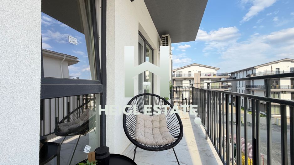 Apartament mobilat cu 2 camere si 2 balcoane in zona Braytim - Poză 4