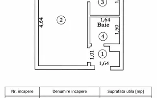 Complexul Studențesc | 1 camera | Renovată complet | Etaj 3 - Poză 13