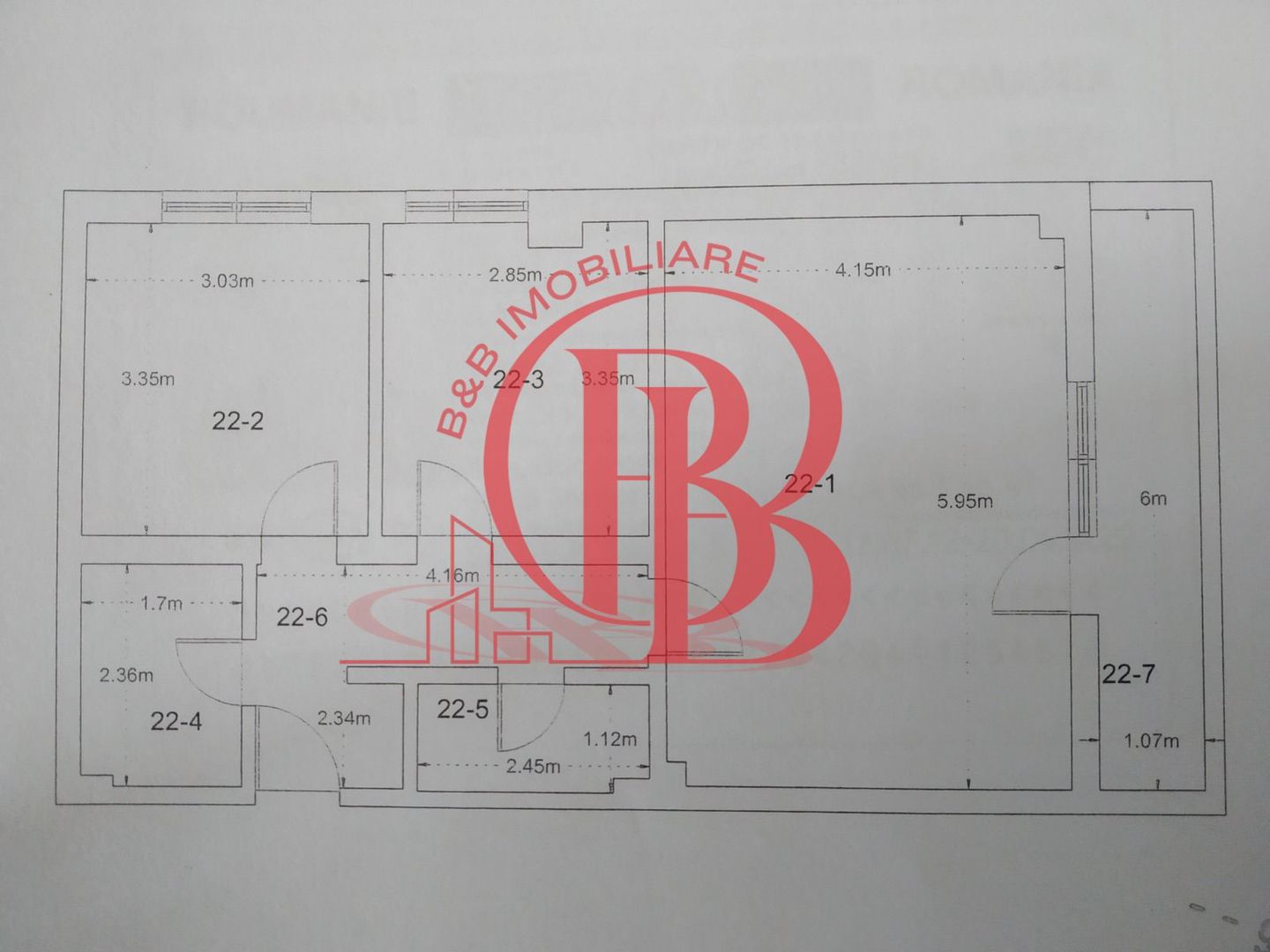 Apartament 3 camere Mutare Imediata-Ozana Metrou 1 Decembrie - Schiță 15