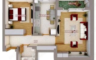 Apartament mobilat Rotar Park 1 langa metrou Pacii cu 2 camere decomandat suprafata 55mp - Poză 1