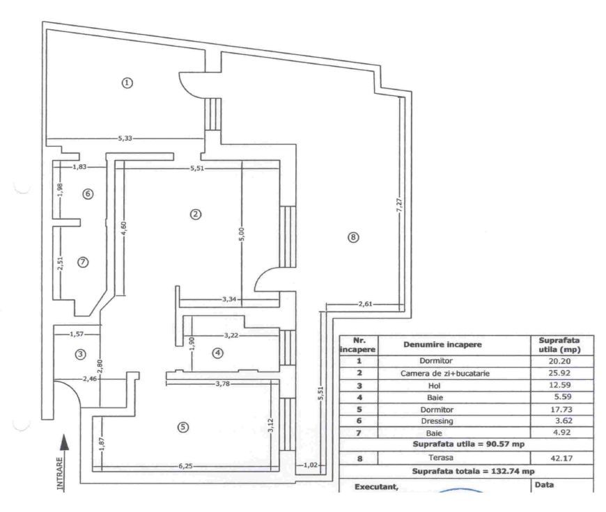 AZURA Imobiliare - Ap 3 camere + Garaj, Et 3, ULTRACENTRAL, Bloc Nou - Poză 44