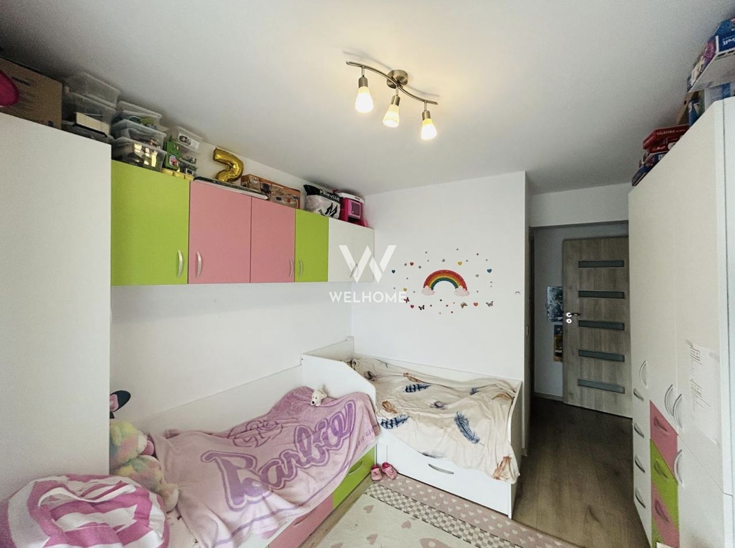 Apartament 3 camere, etaj intermediar, mobilat, 2 bai, 2 balcoane - Poză 19