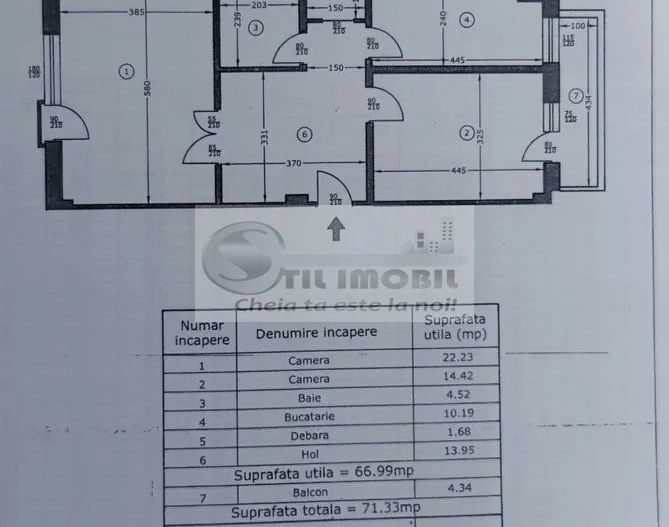 Ap 2 camere D, 71 mp Podul de Fier Bul. C.A. Rosetti 155 000euro - Poză 7