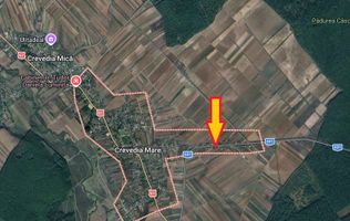 Crevedia Mare, Jud. Giurgiu, teren 5000 mp, deschidere 20 m la DJ 601