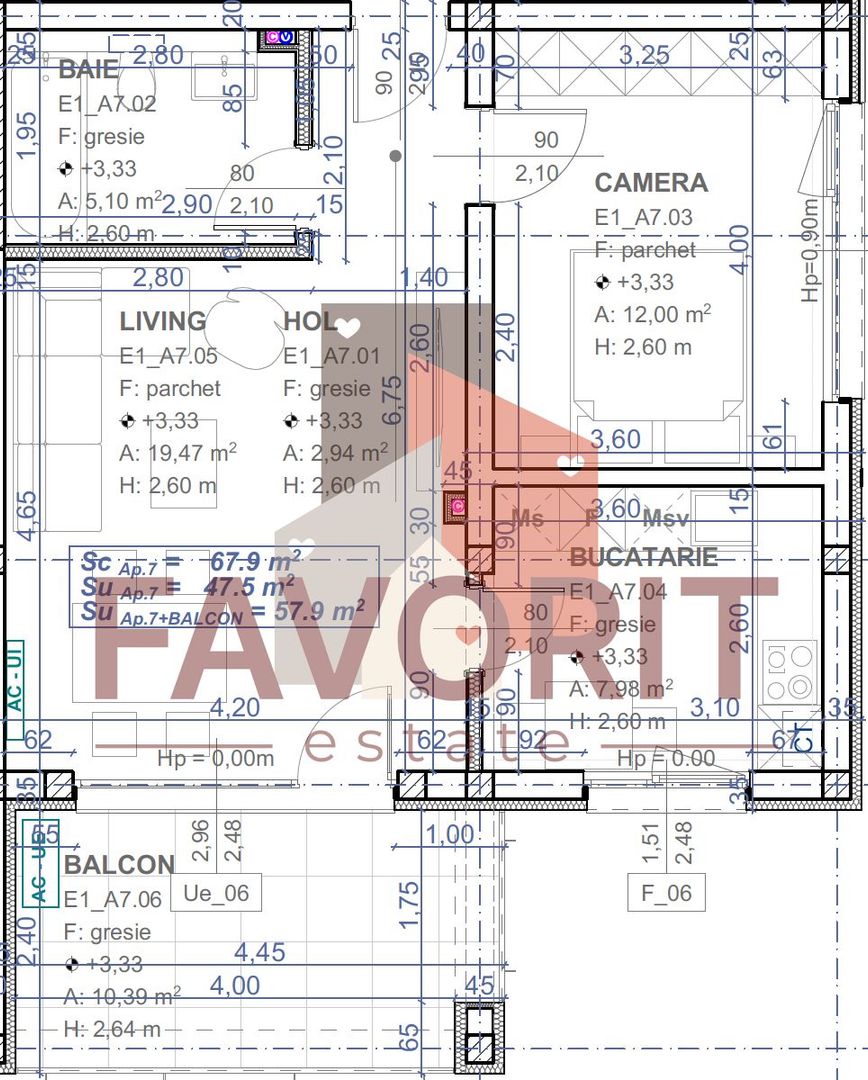 Comision 0%. Etaj 1. Bloc nou. Lift. Langa mijloc de transport - Schiță 13