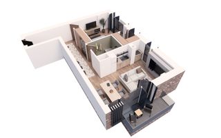 De vânzare apartament 2 camere, ultracentral, semifinisat - Poză 4