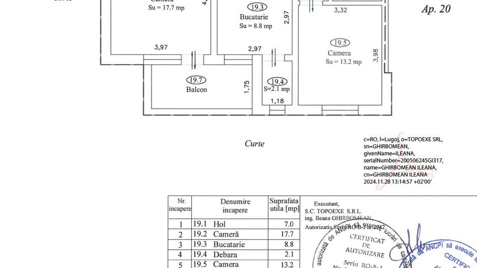 Apartament nr.19 cu 2 camere, boxa si parcare incluse in pret - Poză 10
