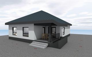 Casa premium pe un singur nivel 4 camere terasa pivnita Cristian - Poză 1