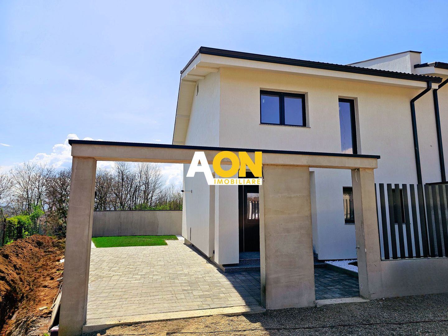 Duplex cu predare la cheie, 4 camere, piscina, 228 mp teren, Cetate - Poză 1