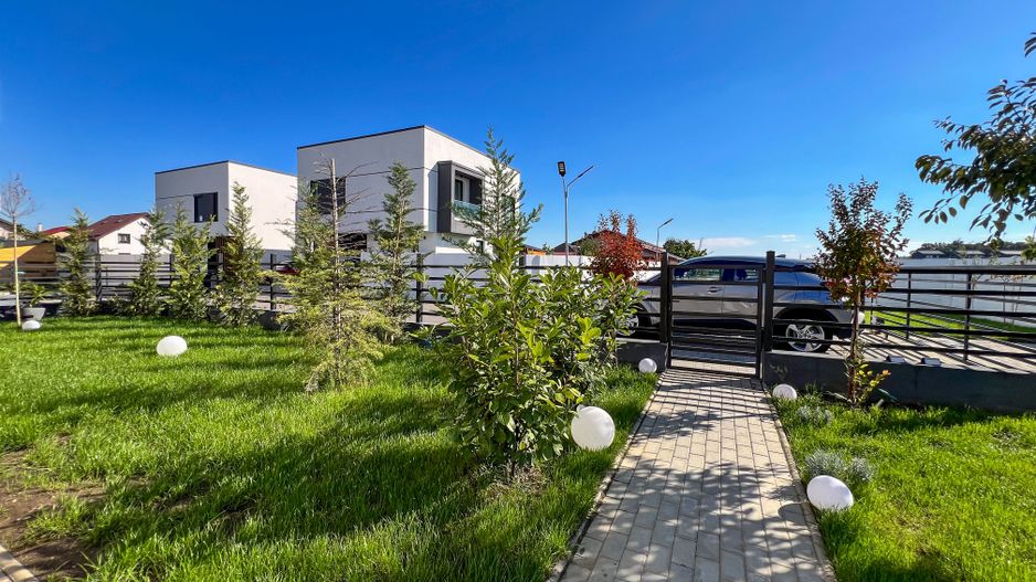 Vilă individuală elegantă, complet mobilată și utilată, lângă parcul și pădurea din Corbeanca - Poză 38