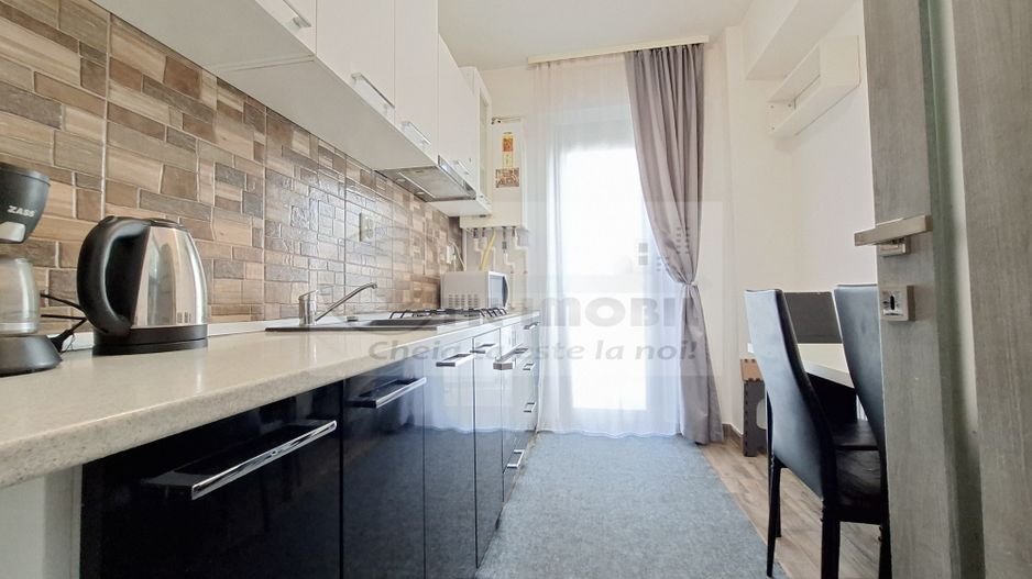 Apartament 2 camere, bloc 2019, etaj 2/3, baie cu geam, semimobilat - Poză 5