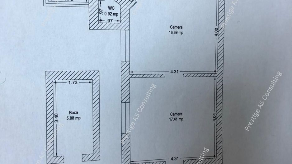 Apartament 2 Camere 2 Bai | Parter | Maria - Schiță 5