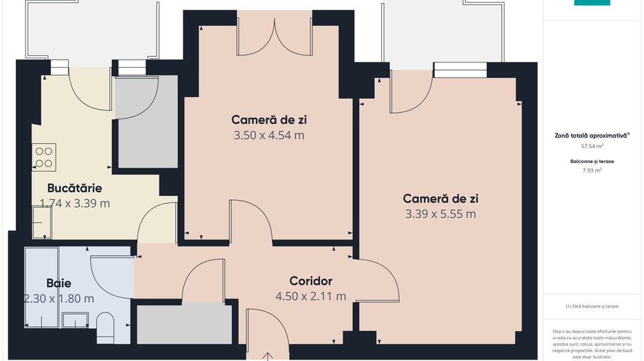 Apartament de 2 Camere Bulevardul Decebal - Poză 8