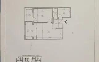 Apartament 2 camere de inchiriat - Schiță 12