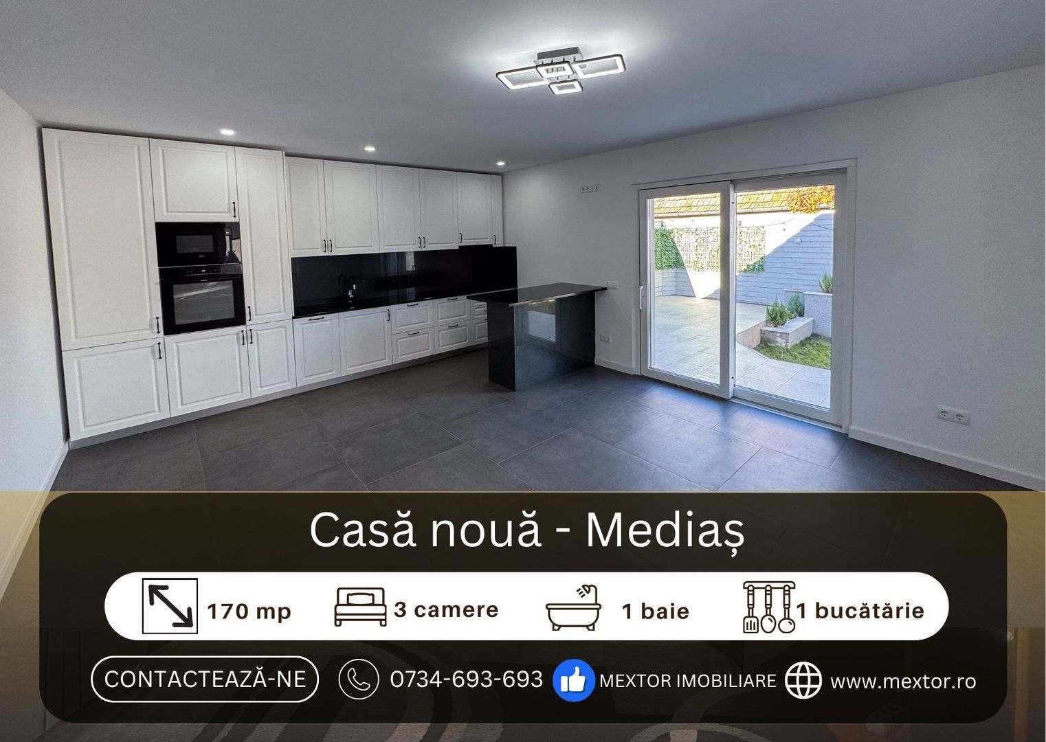 Casă de 3 camere, Medias - Poză 1