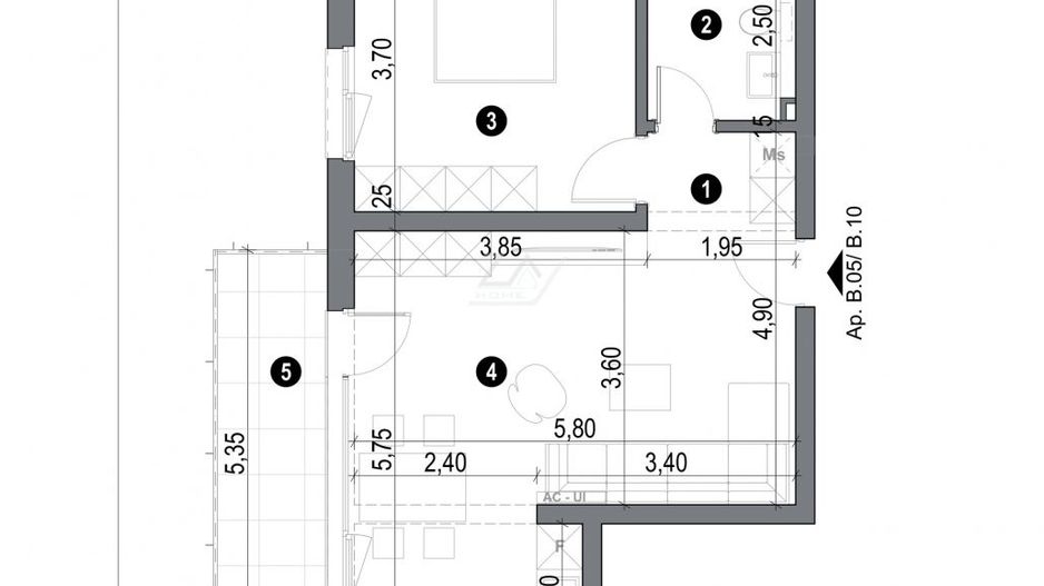 Etaj 1. Lift. Balcon mare. Loc de parcare. - Poză 8
