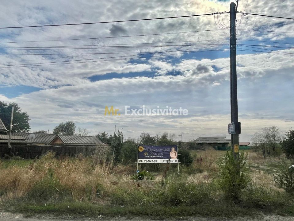 Teren cu proiect de casa pe parter langa Bucuresti - Poză 1
