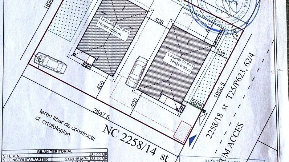 Vilă cochetă cu 3 dormitoare, balcon și 2 terase ! - Schiță 9