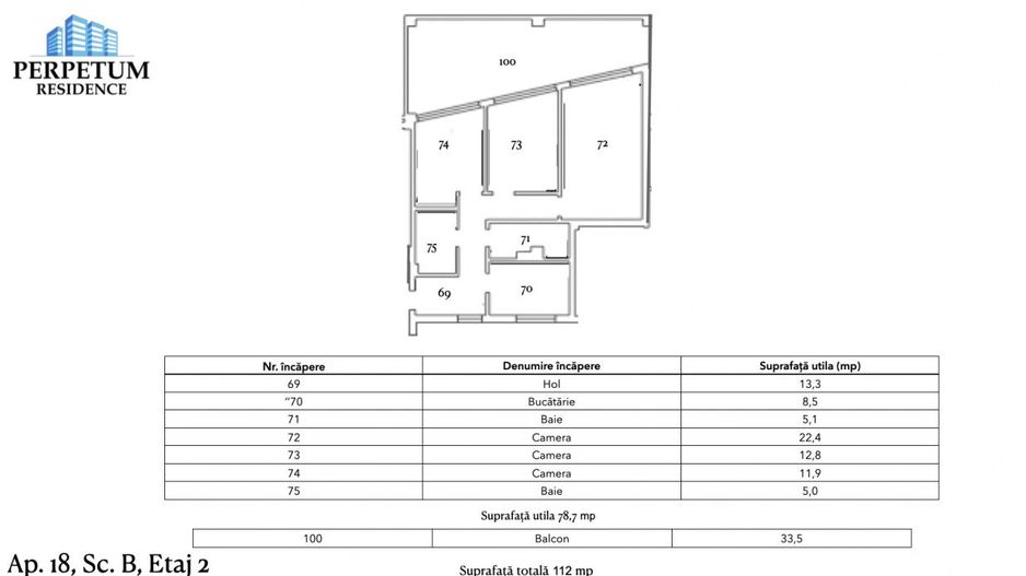 Tomis Nord/Carrefour - Vanzare apartament cu 3 camere, bloc nou. - Poză 9