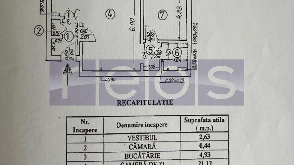 VANZARE APARTAMENT 2CAMERE 45MP | MAGHERU | MOBILAT | CENTRALA PROPRIE - Poză 10