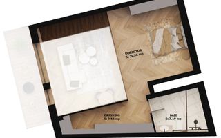 Apartament nou, 2 camere, 240 500 Euro. Comision 0. - Poză 2