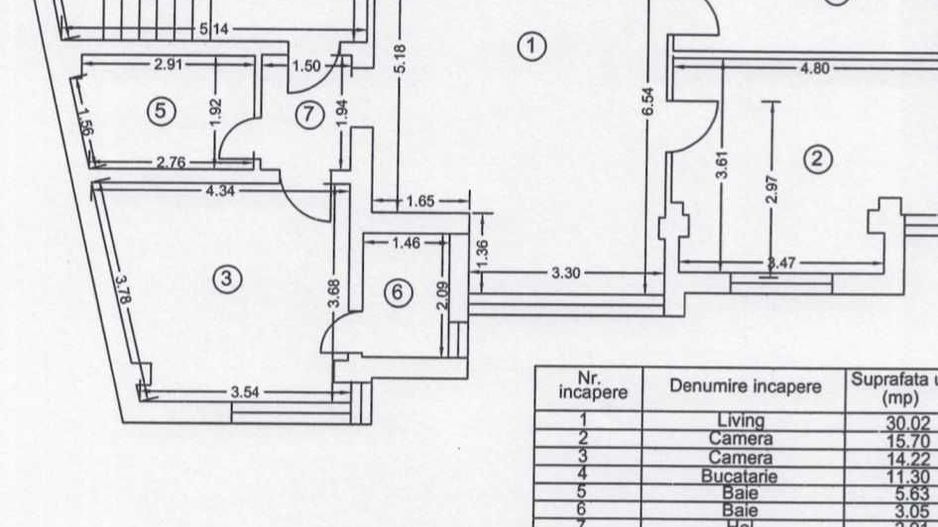 Vand imobil P+2 zona salaj rahova cu doua spatii comerciale - Poză 3