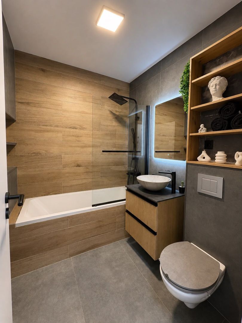 Apartament 62.7 mp utili, 2 bai, 2 balcoane si 2 locuri de parcare - Poză 5